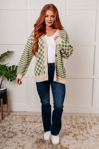 No Brainer Button Down Sweater Knit Cardigan