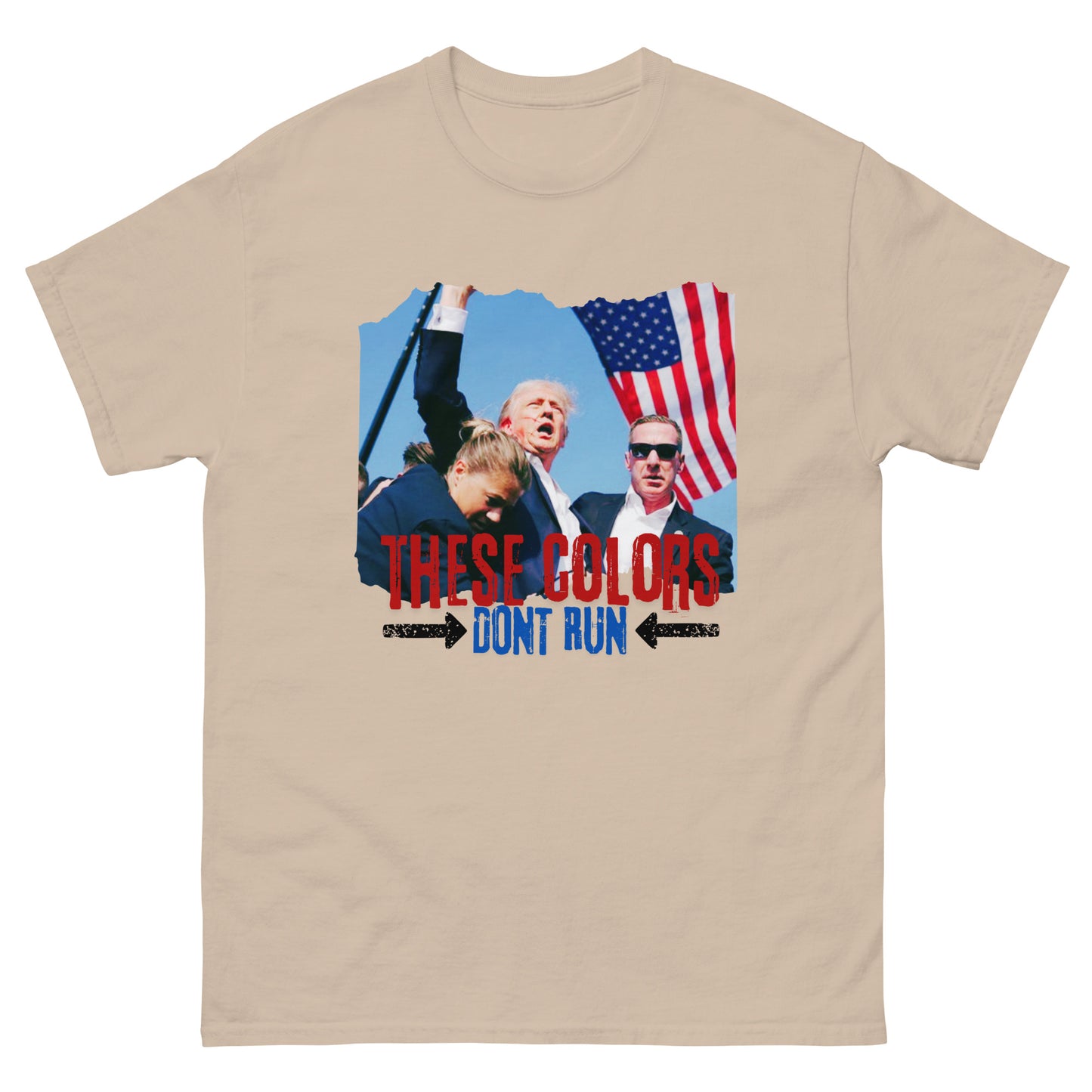 There Colors Don't Run Distress Tee