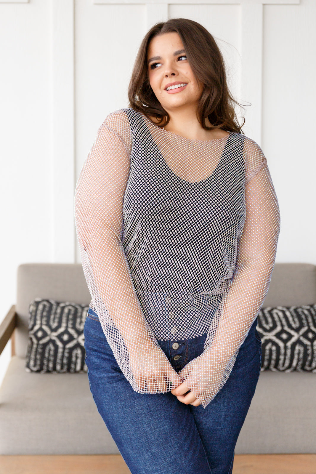 Something to Love Mesh Top